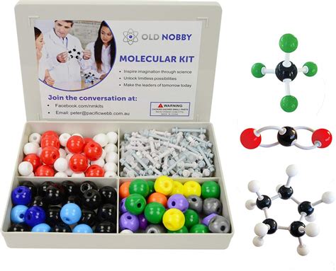 Molecular Model Kit 239 Pieces Advanced Chemistry Set With