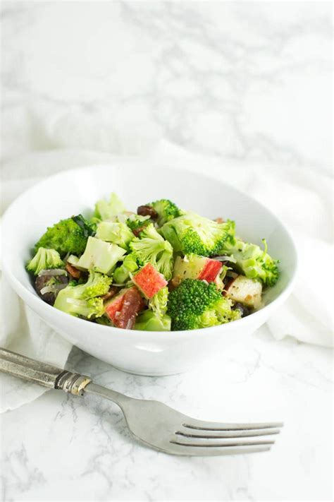 Once you prepare the mayonnaise, blanch the broccoli to tenderize just slightly. Broccoli Salad with Honey-Mustard Vinaigrette | A Clean Plate