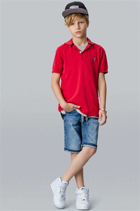 Bermuda Jeans Com Elastano Boys Summer Fashion Toddler Designer