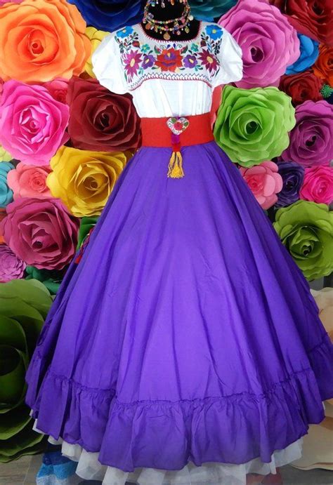 Mexican Boho Mexican Outfit Mexican Girl Traditional Mexican Dress Traditional Dresses