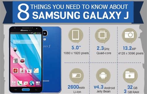 8 Things You Need To Know About Samsung Galaxy J Infographic Visualistan