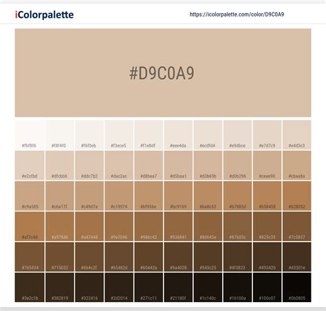 Hex Color Code #d9c0a9 | Pantone 2310 C color information | Hsl | Rgb ...