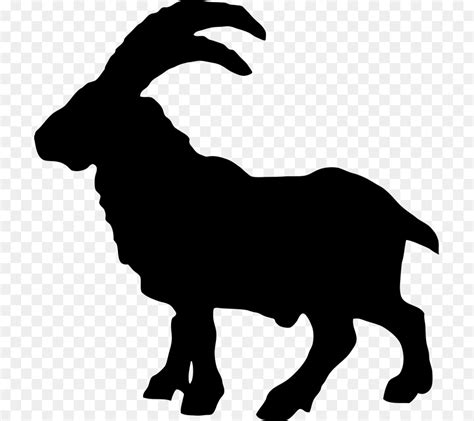 Goat Silhouette Clip Art Goat Png Download 850850 Free