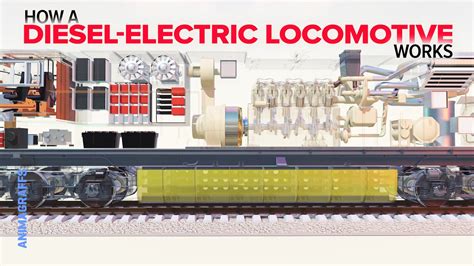 How A Diesel Electric Locomotive Works Youtube