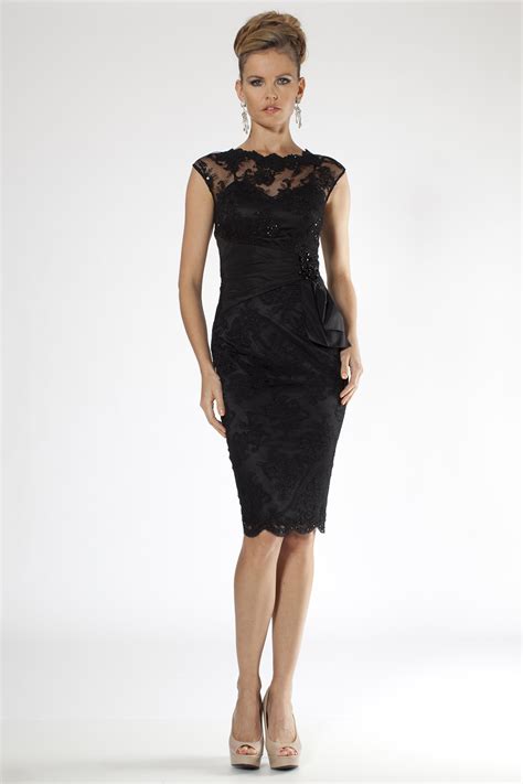 Black Lace Cocktail Dress Picture Collection
