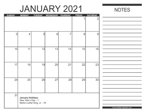 These yearly calendars are either of a single page (the whole year on one page) or of six monthly calendars containing 2 pages (6 months/1 half year on each page). 2021 Calendar Style 2 - Free Printable Calendars