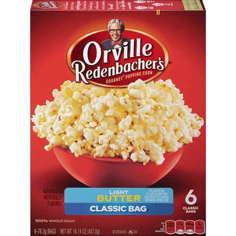 Orville Redenbachers Popping Corn Gourmet Light Butter Classic Bags