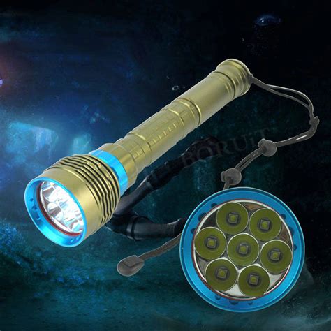 90000lm Diving Flashlight Underwater 200m Waterproof Scuba Lamp 7 X Xm