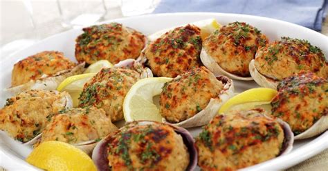 What was once a native american tradition of cooking clams and lobsters in sand pits dating back 2000 years is nowadays a popular new england dish consisting of lobsters, mussels, crabs, and clams steamed in sand pits over several. 10 Best Stuffed Clams and Side Dishes Recipes | Yummly
