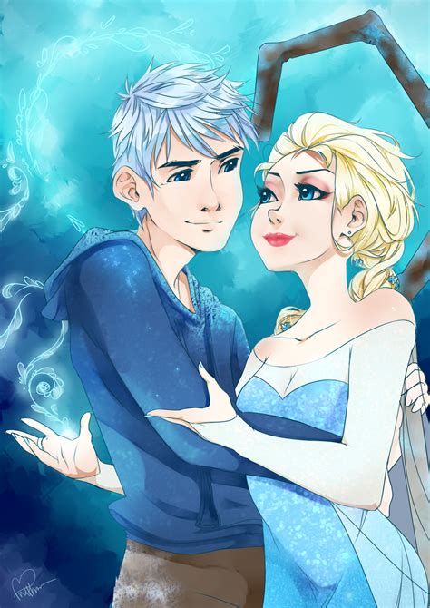 Jack Frost And Queen Elsa Elsa And Jack Frost Photo 37435277 Fanpop