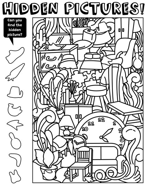 Free Printable Hidden Objects Printable World Holiday