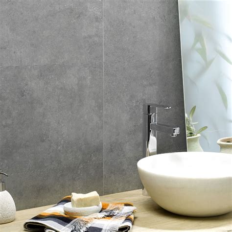 Dumawall Plus Polished Concrete Solid Bathroom Wall Tile Aps Wall