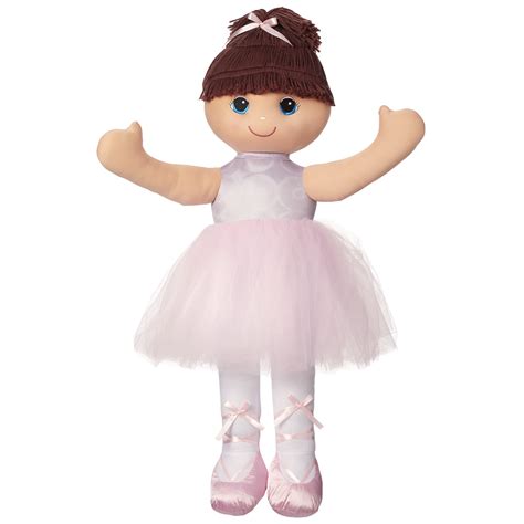 36 Large Ballerina Rag Doll Soft Huggable Plush Perfect For Cuddling