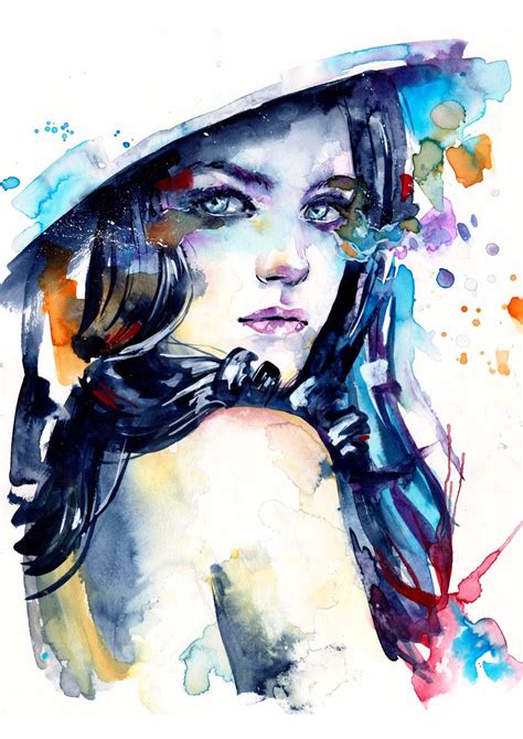 Pin By Sheila Nichole On Some People Call It Art Watercolor Face Art Reference Poses