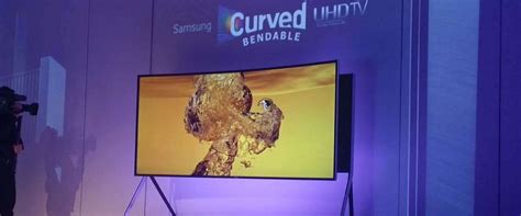 Samsung Lanceert Een Bendable Uhd Tv