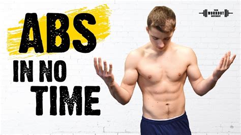 The Fastest Way To Get Abs No Equipment Workout Youtube