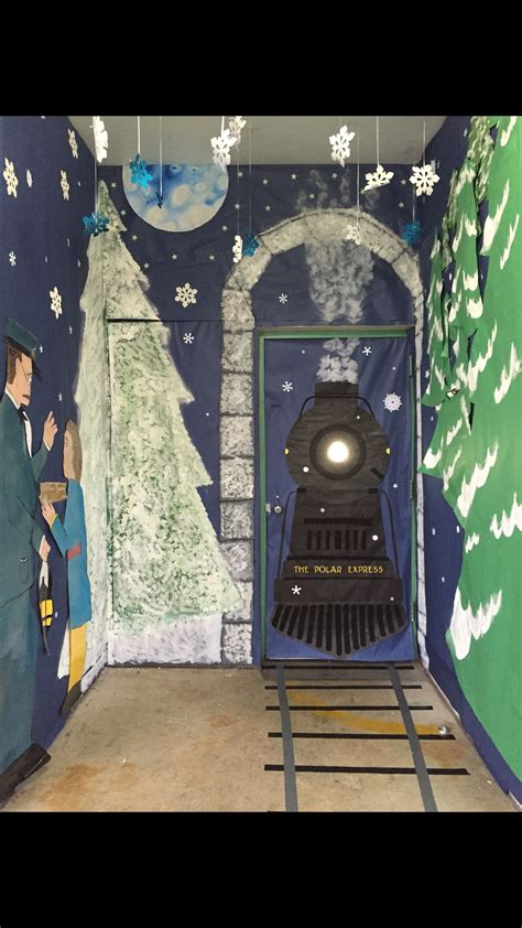 Fun and functional classroom decorations. The Polar Express door decor. | The polar express door ...