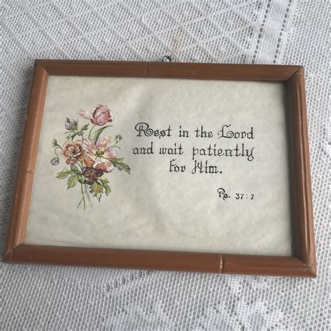 Vintage Framed Bible Verse Print Bible Verse Prints Vintage Frames