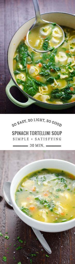 Spinach Tortellini Soup The Healthy Quick Meals