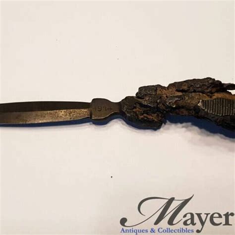 German Trench Art Ww1 Knife Mayer Antiques And Collectibles