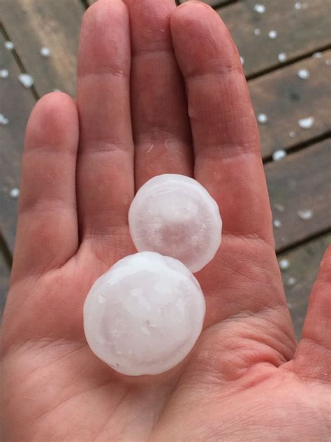 The Biggest Hail Ive Ever Personally Seen Fell During A Doozy Of A