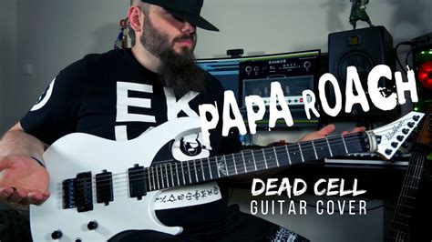 Papa Roach Dead Cell Guitar Cover With Tab Youtube