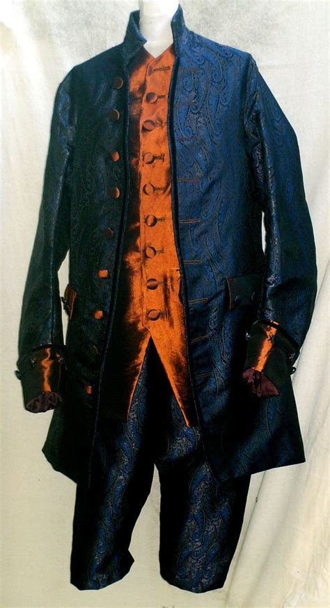 Mans Rococo Jacket 18th Century Late Baroque By Satinshadowdesigns Rococo Fashion Theatre