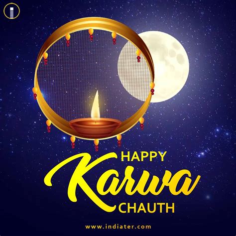 Decorative Karwa Chauth Wishes Design Free Download Indiater