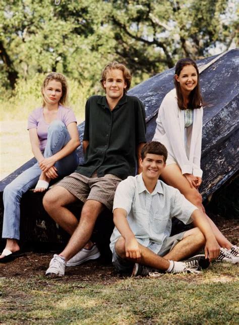 This interview was done in 1998. Katie Holmes, Joshua Jackson, James Van Der Beek : que ...