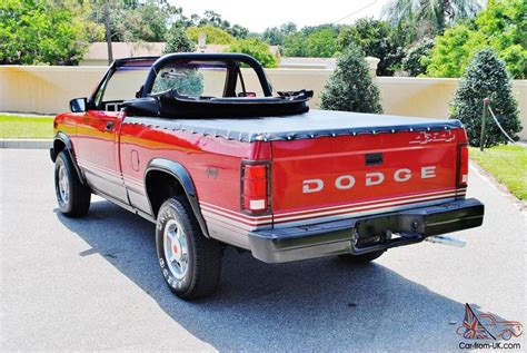 Recently Detailed 48880 Miles 1989 Dodge Dakota 4x4 Convertible Very