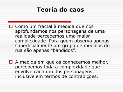 PPT Teoria Do Caos PowerPoint Presentation Free Download ID
