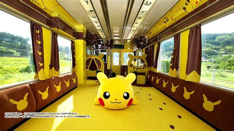 Take A Peek Inside Japans Pikachu Filled Pokémon Train Nintendo Life