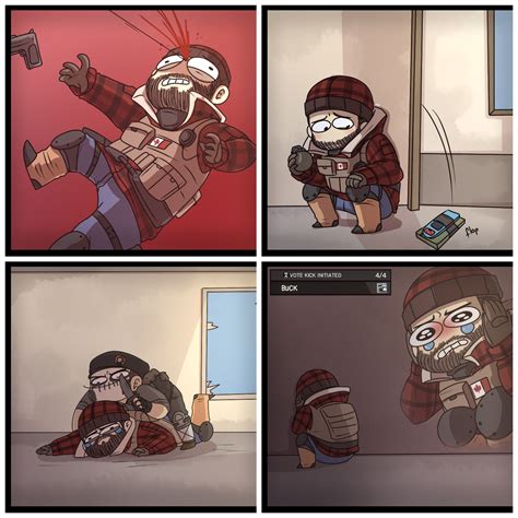 Can We Get An F For Buck Rainbow Meme Rainbow Six Siege Memes