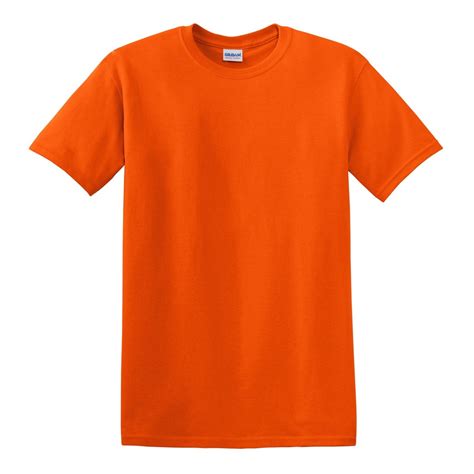 Gildan orange shirts for men. Gildan 5000 Heavy Cotton T-Shirt - Orange | FullSource.com