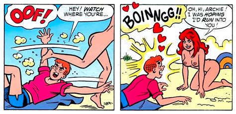Rule 34 Archie Andrews Archie Comics Ass Beach Breasts