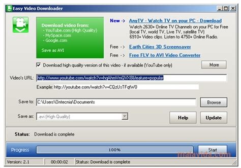 Plus, while many sites allow you to directly download video content, others, like youtube, intentionally make it difficult to do so unless you pay them for the. Top Easy Internet Video Downloader Freewares for Windows ...