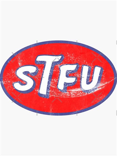 Stp Stfu Logo Sticker For Sale By Sher00 Redbubble