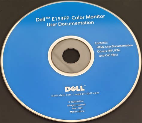 Dell E153fp Color Monitor Drivers And Documentation Dell Free