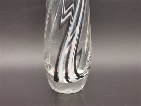 Fantastic Retro Caithness Crystal Vase 18cm Etsy
