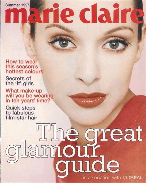 Marie Claire Uk September 1997 Model Patricia Hartmann