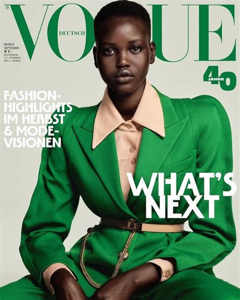 Adut Akech Dominates The September 2019 Issues Covering 5 Different