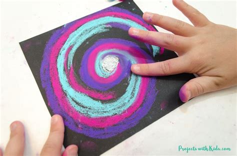 This Chalk Pastel Galaxy Art Project Is Out Of This World Kids Will