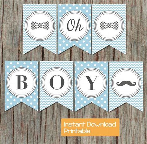 boy  boy printable baby shower bumpandbeyonddesigns