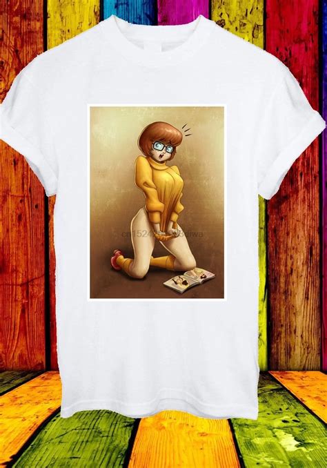 Naughty Velma Dinkley Scooby Doo Looking Magazine Men Women Unisex T Shirt 771