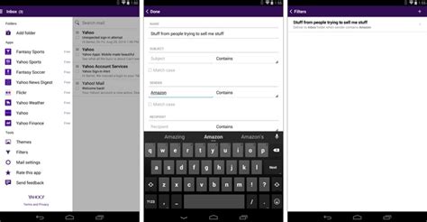 Yahoo Mail For Android Adds Filters For Your Emails