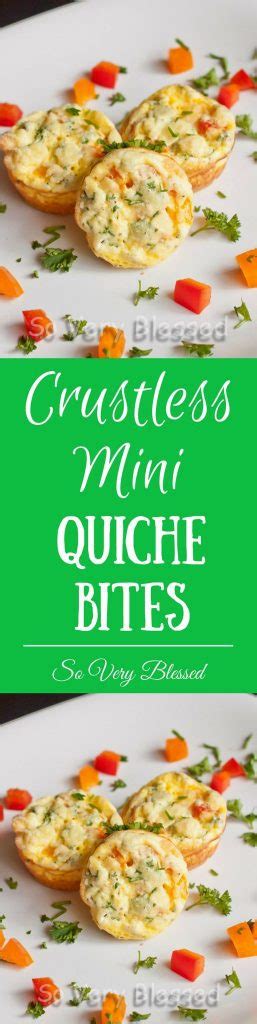 Crustless Mini Quiche Bites Recipe