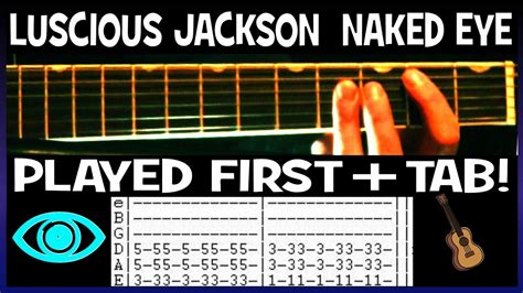 Luscious Jackson Naked Eye Guitar Chords Lesson Tab Tutorial YouTube