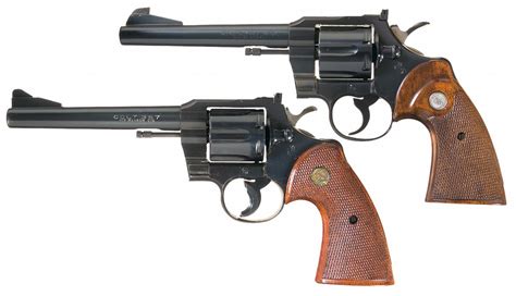 Two Colt Double Action Revolvers A Excellent Colt