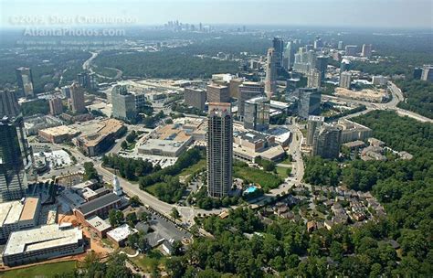 Buckhead Skyline Aerial South Atlanta Travel Atlanta City Travel