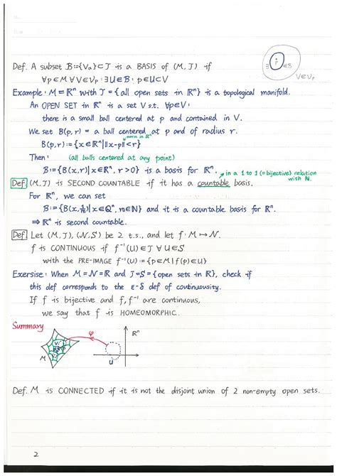 Solution Mathematics Differential Geometry Complete Handwritten